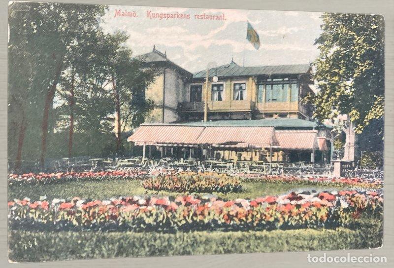Postales: CPA Suecia 1905 - Espectacular Franqueo de 5 Sellos (&Oacute;scar II) - Destino Hamburgo - Reverso / Dos Ca