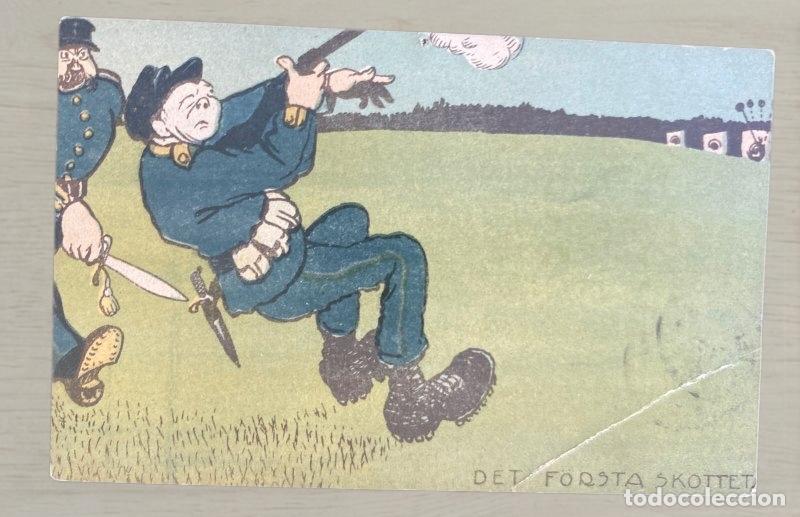 Postales: CPA Suecia 1955 - Sello Conmemorativo 100 A&ntilde;os del Sello (1855-1955) - G&ouml;teburg - Dos Caras
