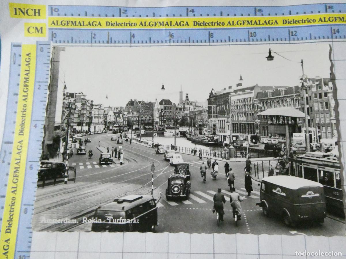 Postales: POSTAL DE PA&Iacute;SES BAJOS HOLANDA. AMSTERDAM ROKIN TURFMARKT. 2746