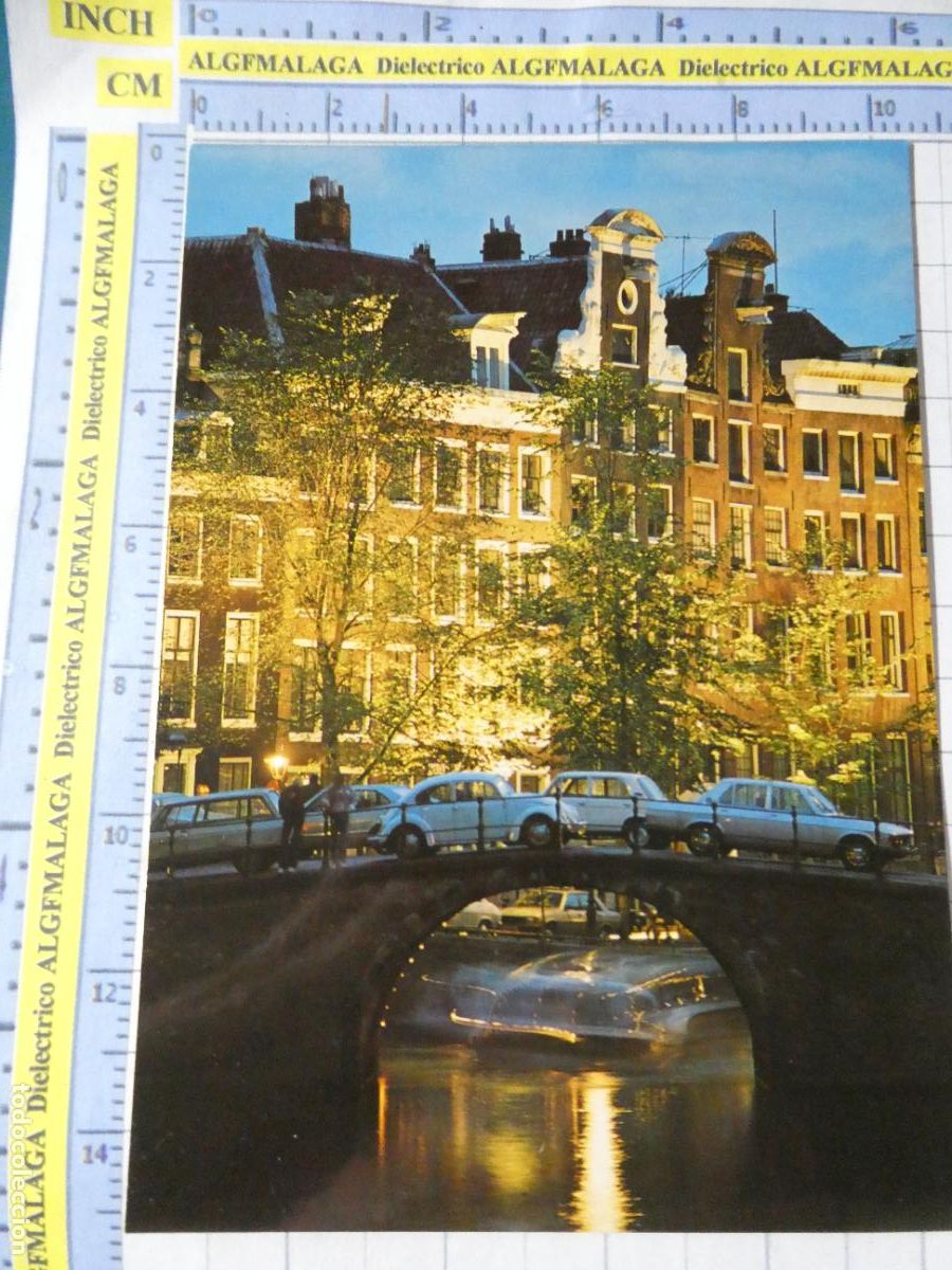 Postales: POSTAL DE PA&Iacute;SES BAJOS HOLANDA. AMSTERDAM HERENGRACHT COCHE VOLKSWAGEN ESCARABAJO. 2749