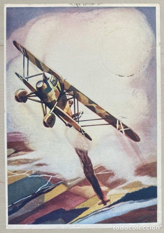 Postales: CPA 1939 Aerofilatelia - L'Ala d'Italia Ventennale - I Congreso Stampa Aeronautica Roma