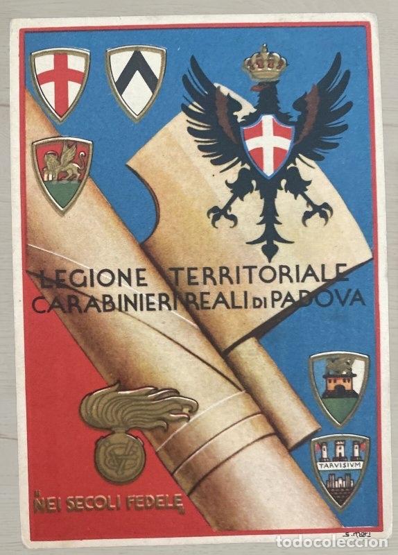 Postales: CPA 1936 Carabinieri Reali di Padova - Circulada de Florencia en Era Fascista XV - Sello
