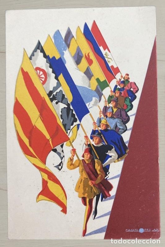 Postales: CPA 1934 Ferrara Palio di San Giorgio a Suiza - Matasellos Especiales de Propaganda XII