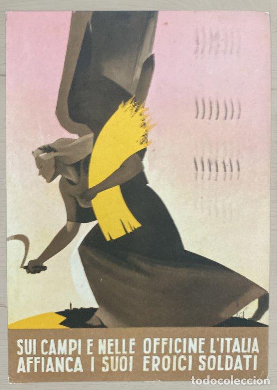 Postales: CPA 1941 Propaganda Gino Boccasile - Correo Militar 239 Btg Motorizzato - Palermo XIX