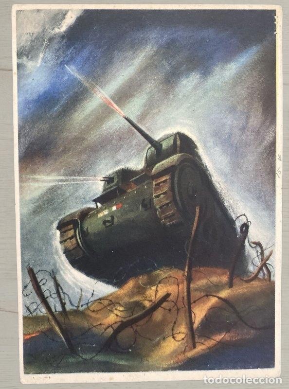 Postales: CPA 1942 Tanque - Correo Militar 30 Regg Artiglieria Comando - Posta Militare 95 &Aacute;frica XX