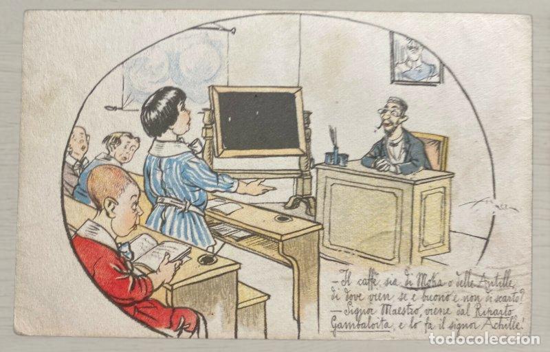Postales: CPA 1918 I Guerra Mundial - Publicidad Sustituto Caf&eacute; Moka' B Achille Brioschi - Arezzo