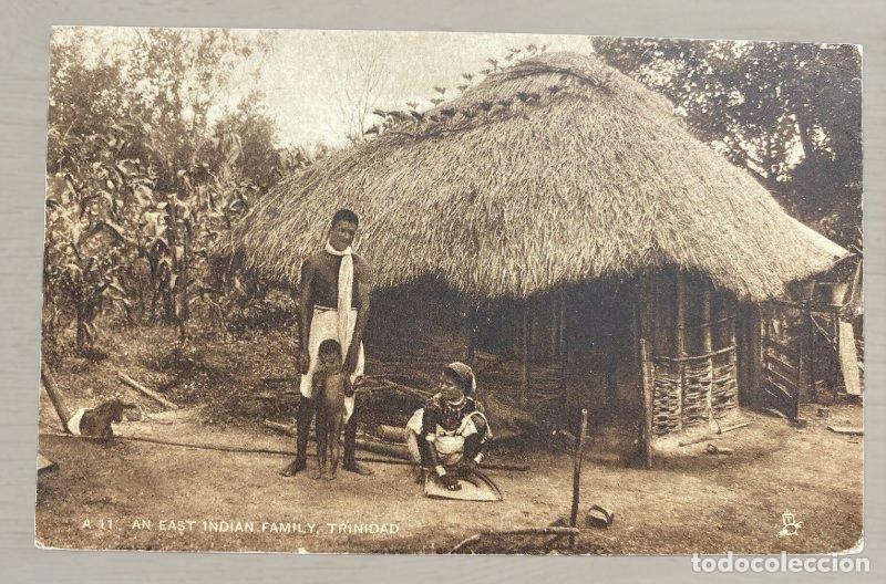Postales: CPA Trinidad y Tobago 1925 - Reverso Circulado Port of Spain a Holanda - Sello Rey Jorge V - Texto H