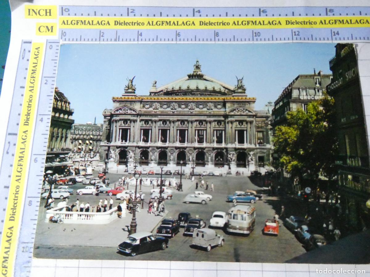 Postais: POSTAL DE FRANCIA. PARIS PLAZA DE LA &Oacute;PERA COCHES CITROEN DS TIBUR&Oacute;N. 1625