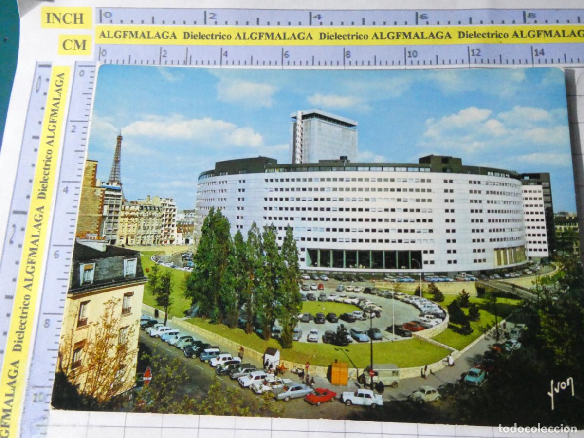 Postales: POSTAL DE FRANCIA. PARIS LA MAISON DE LA RADIO. COCHES. 1631