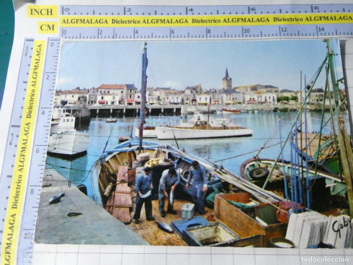 Postales: POSTAL DE FRANCIA. LES SABLES D&iexcl;OLONNE LE PONT VERS LA CHAUME. PESCADORES 1637