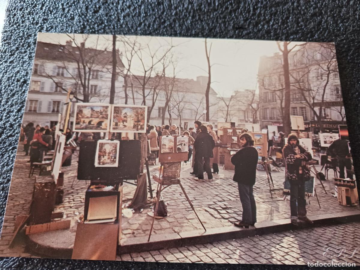 Postales: paris place du tertre, photo frederic maury, 17 x 12 cm.