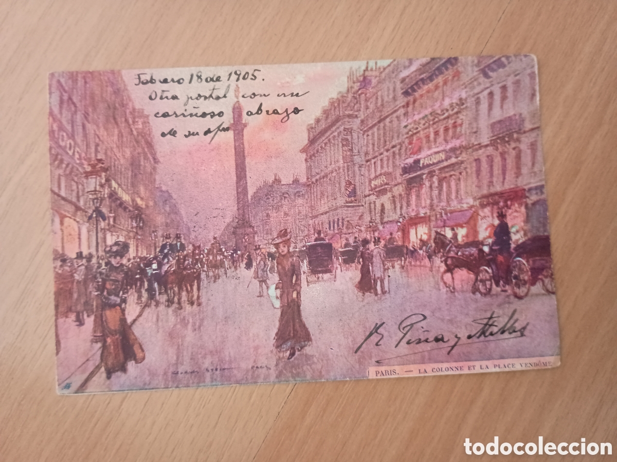 Cartoline: FRANCIA - PAR&Iacute;S - LA COLONNE ET LA PLACE VEND&Ocirc;ME
