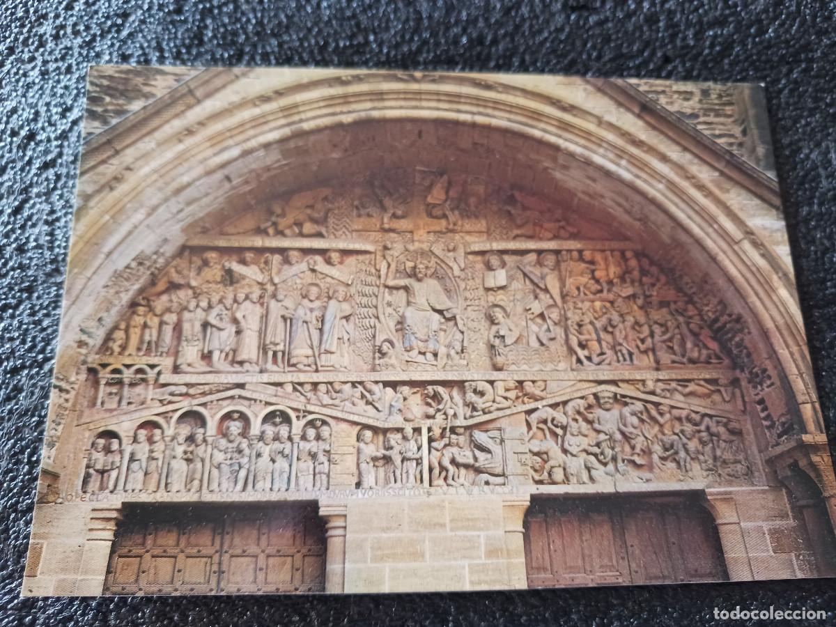 Postales: conques aveyron, eglise sainte foy