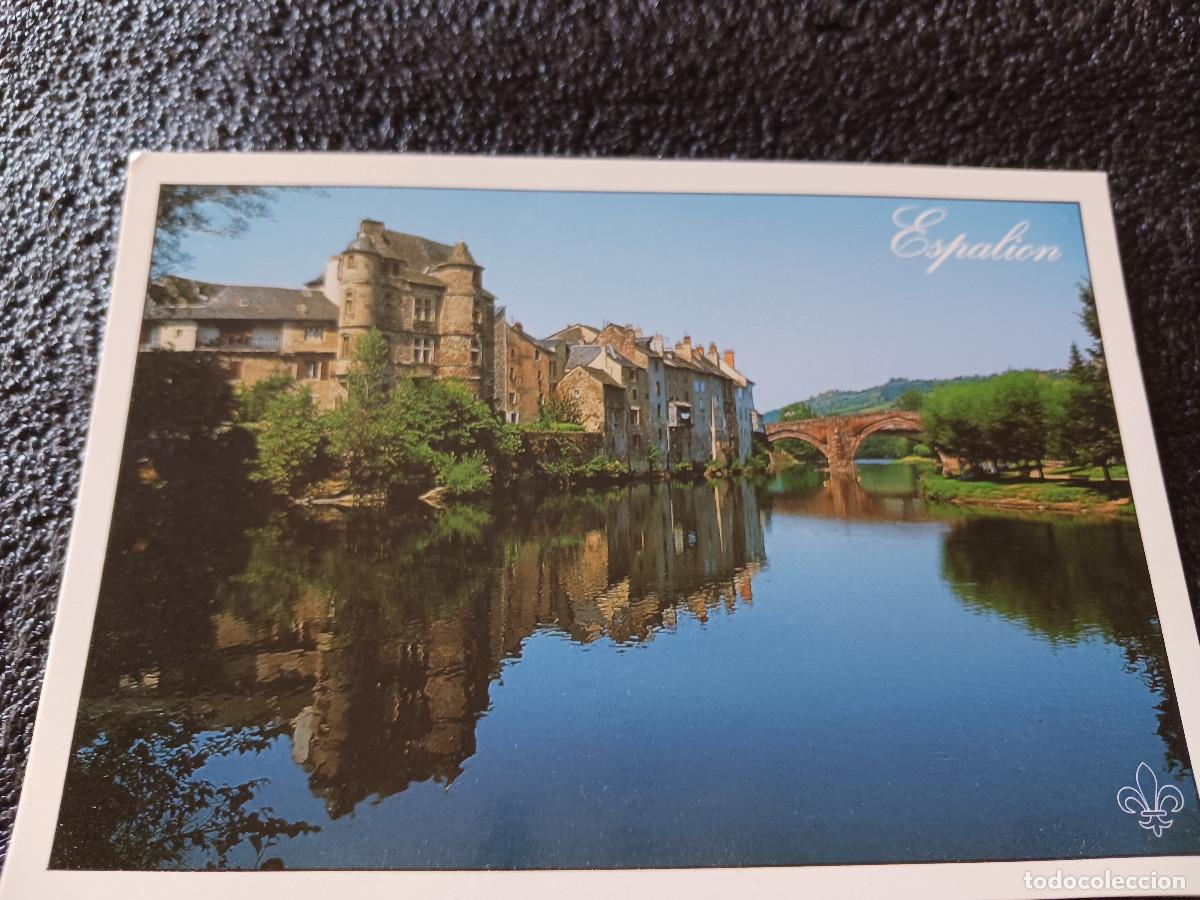 Postales: espalion aveyron, le vieux palais dominant le lot