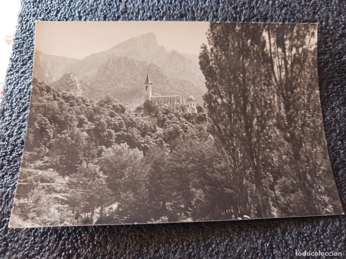 Postales: 6 LA NOU, SANTUARI DE LOURDES AL FONS EL SOBREPUNY &ndash; FOTO DESEURAS