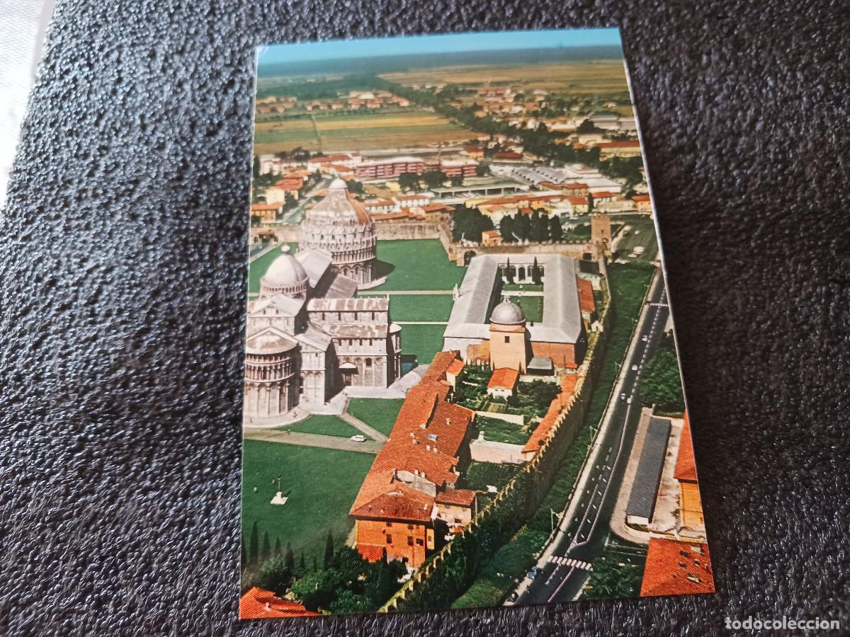 Postales: pisa, plaza de la catedral, aerea, doble
