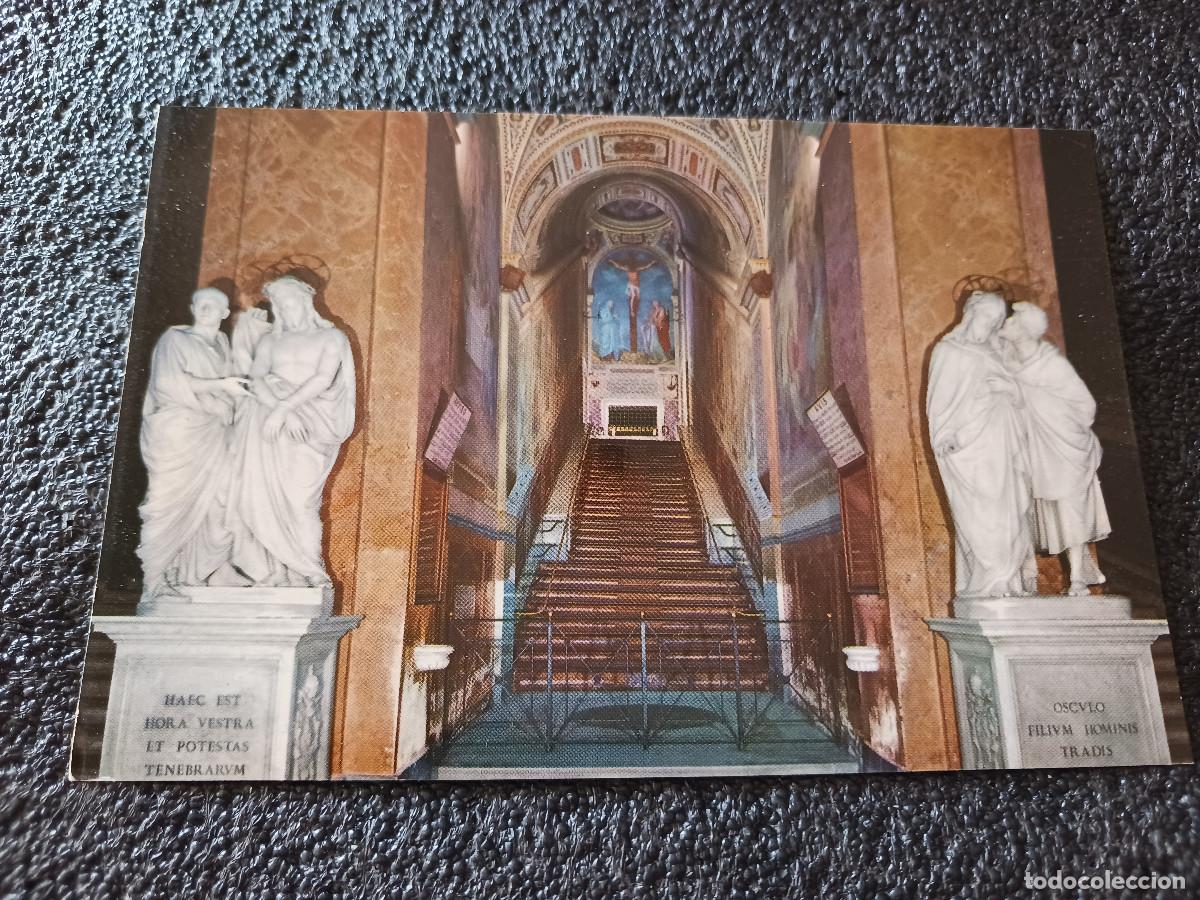 Postales: roma, la scala santa - Foto 1
