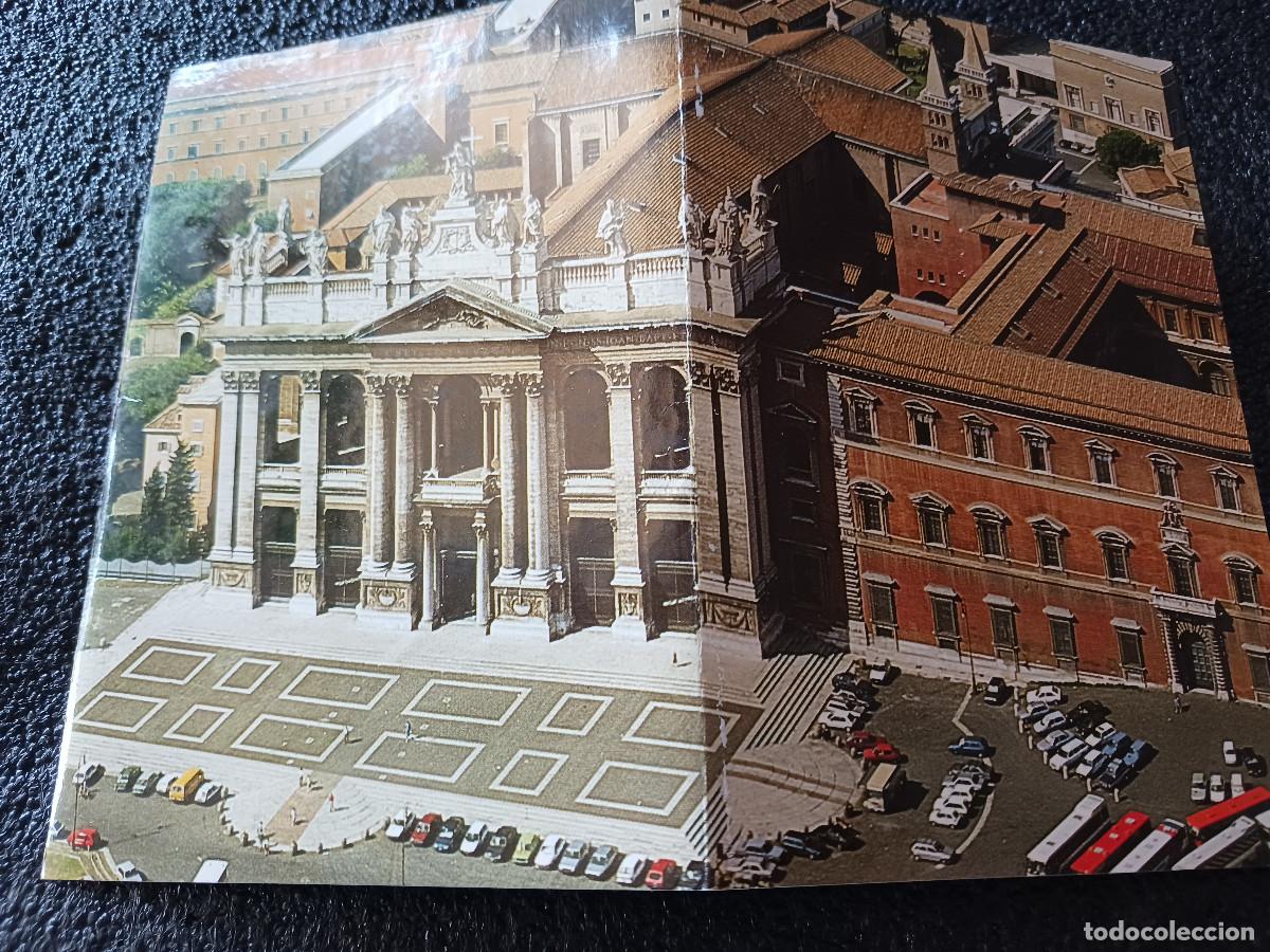 Postales: roma, basilica de san giovanni laterano, aerea doble