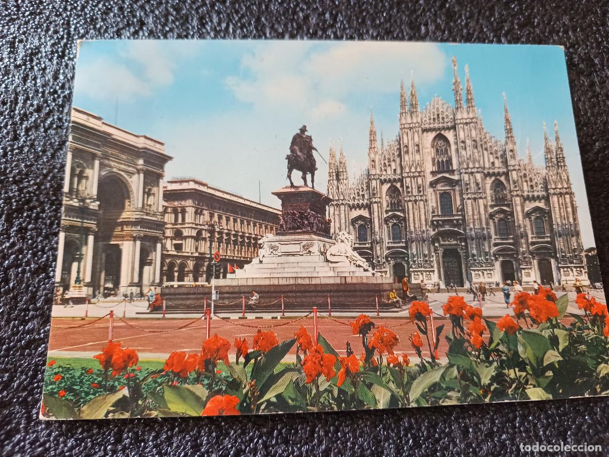 Postales: milano, piazza del duomo, circulada 1971