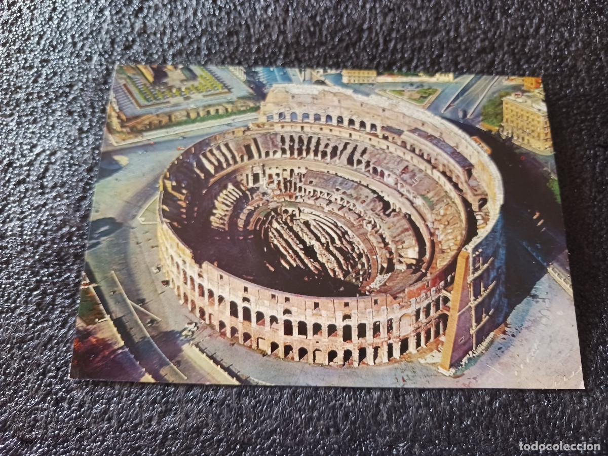Postales: 6449 roma, il colosseo