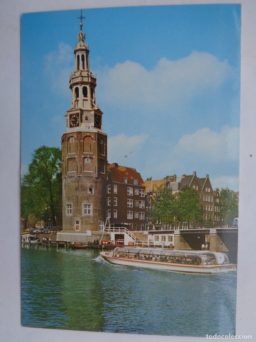 Postales: POSTAL DE AMSTERDAM ( HOLANDA , PAISES BAJOS ): TORRE DEL OESTE . A&Ntilde;OS 60