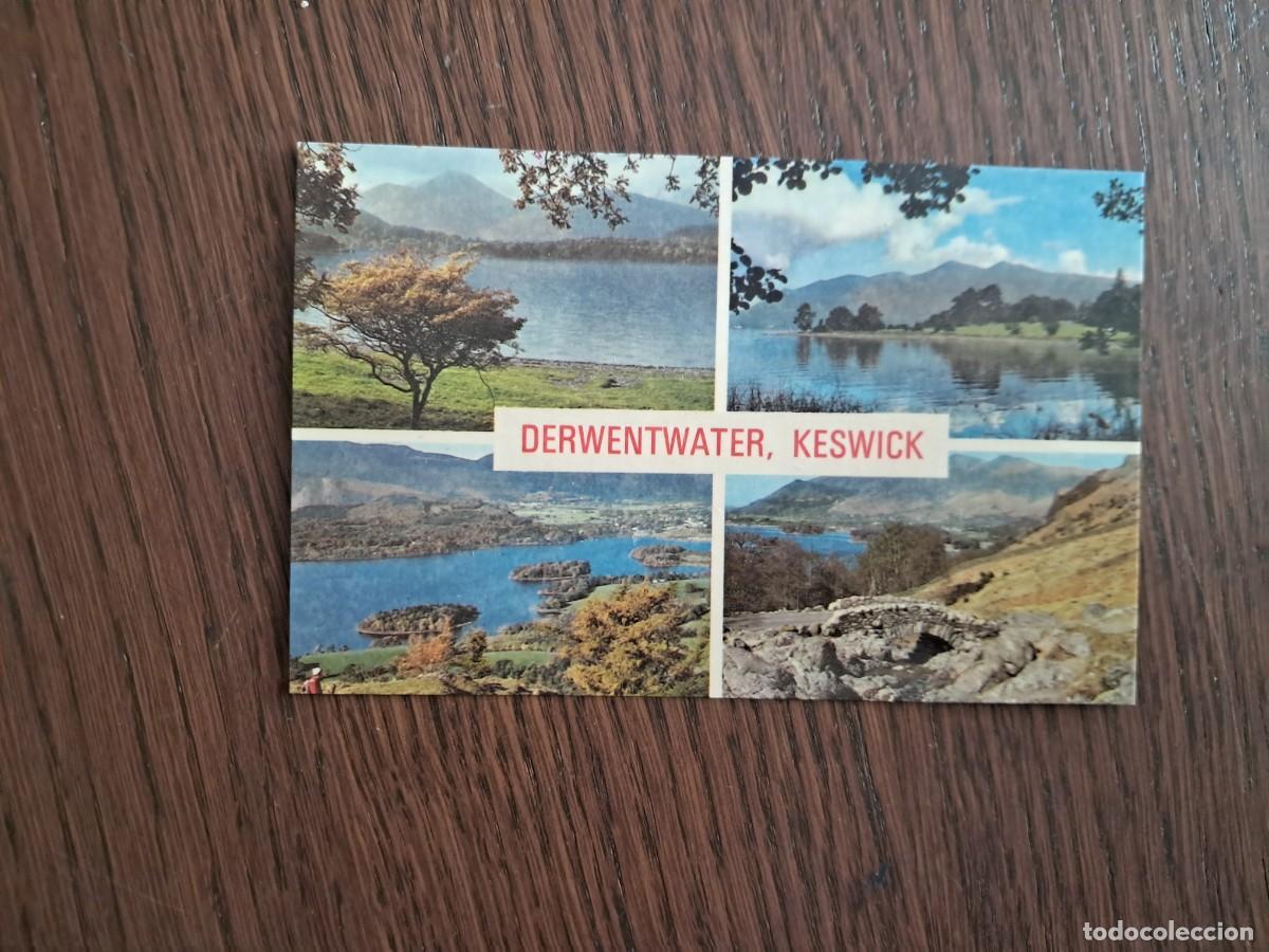 Postales: postal de Reino Unido, diferentes vistas de Derwentwater, Keswick, a&ntilde;os 70.