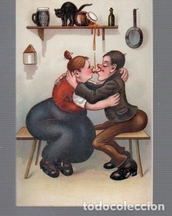 Postales: POSTAL DE HUMOR EDITOR EN ALEMANIA PAREJA MUY ENAMORADOS SIN ESTAR ESCRITA