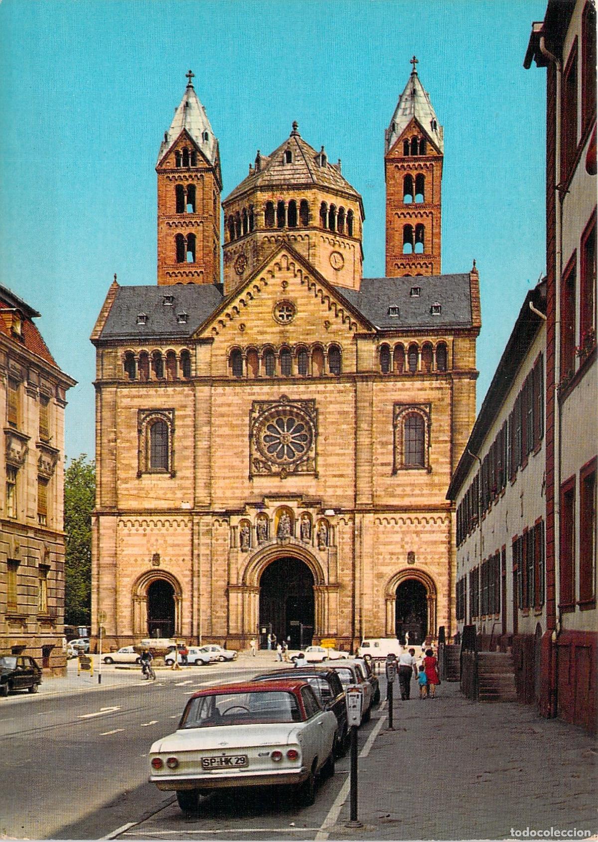 Postales: Postal de la Catedral de Espira desde el Oeste, Alemania