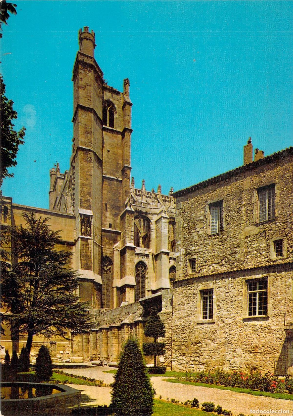 Postales: Postal de la Catedral de Saint-Just y Palacio de los Arzobispos, Narbonne