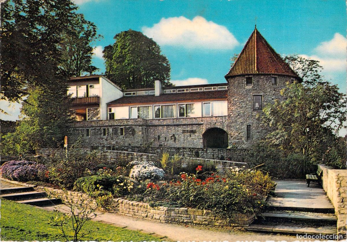Postales: Postal de Osnabr&uuml;ck Vitischanze Alemania con Jard&iacute;n