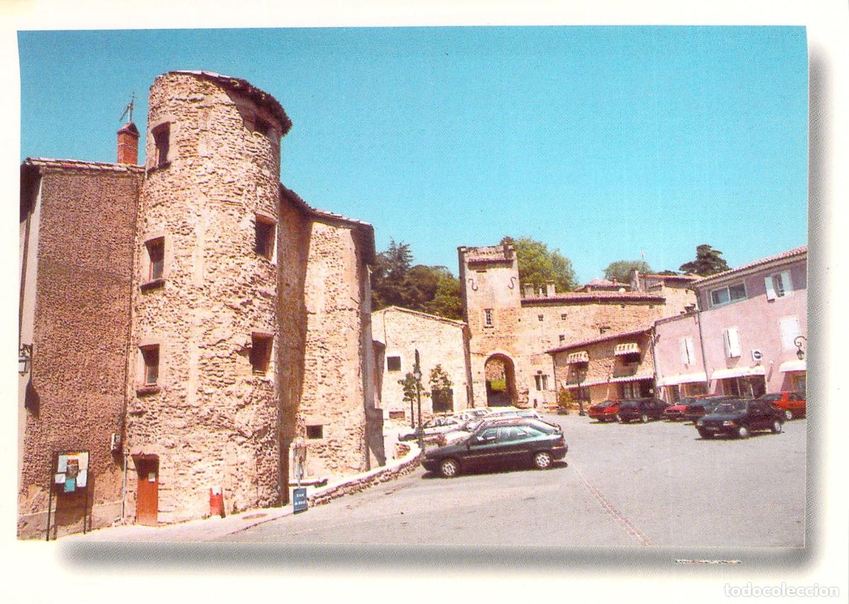 Postales: Postal de la Place du Centre en &Eacute;toile-sur-Rh&ocirc;ne, Dr&ocirc;me, Francia