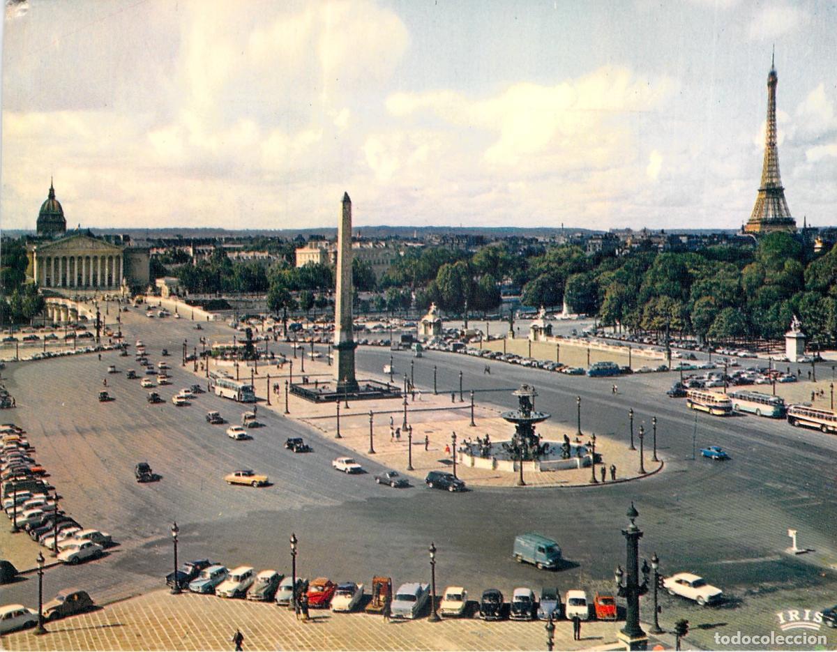 Postales: Postal de Par&iacute;s - Vista A&eacute;rea de la Plaza de la Concordia
