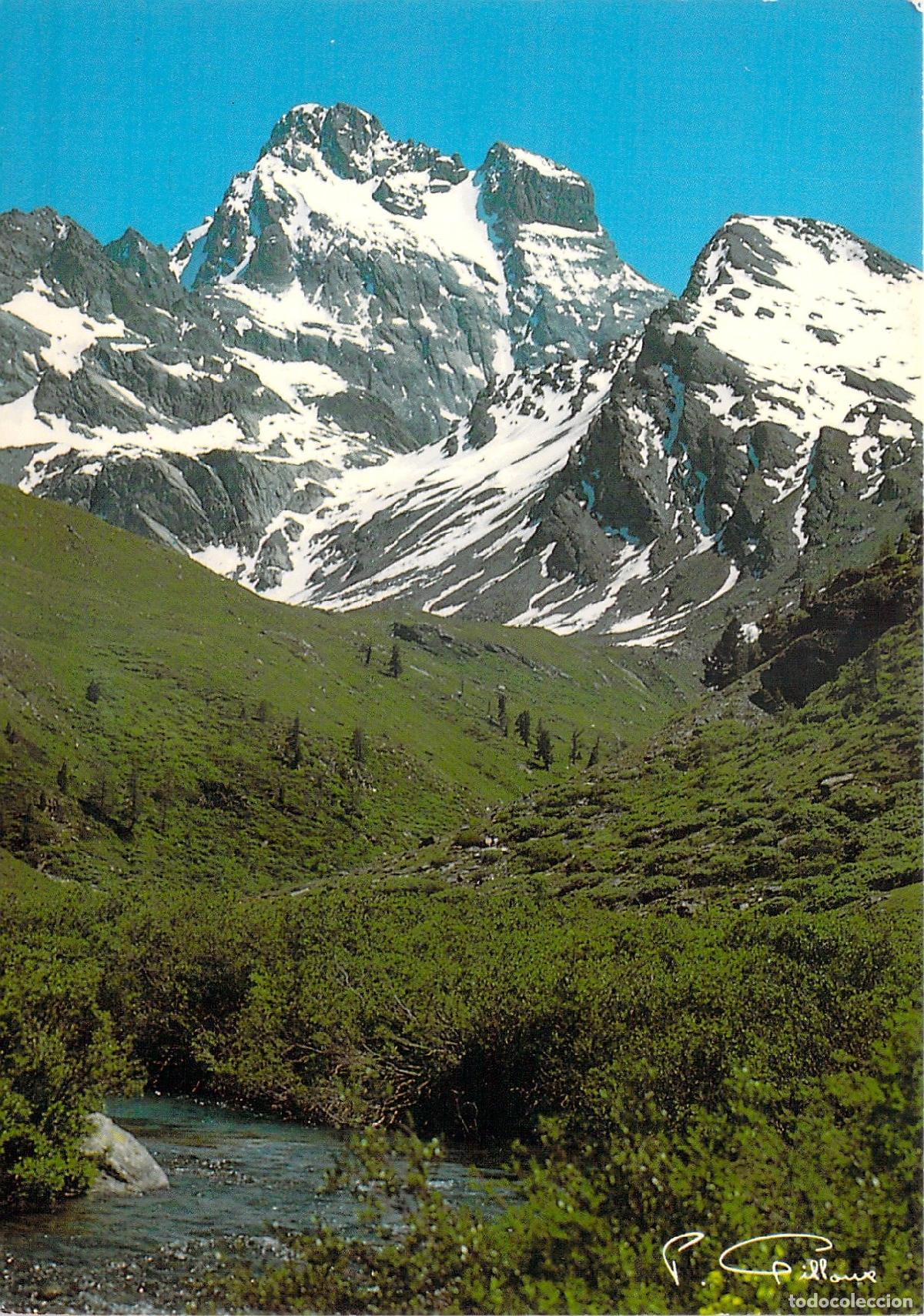 Postales: Postal de Mont Viso y el Valle de Queyras en los Alpes
