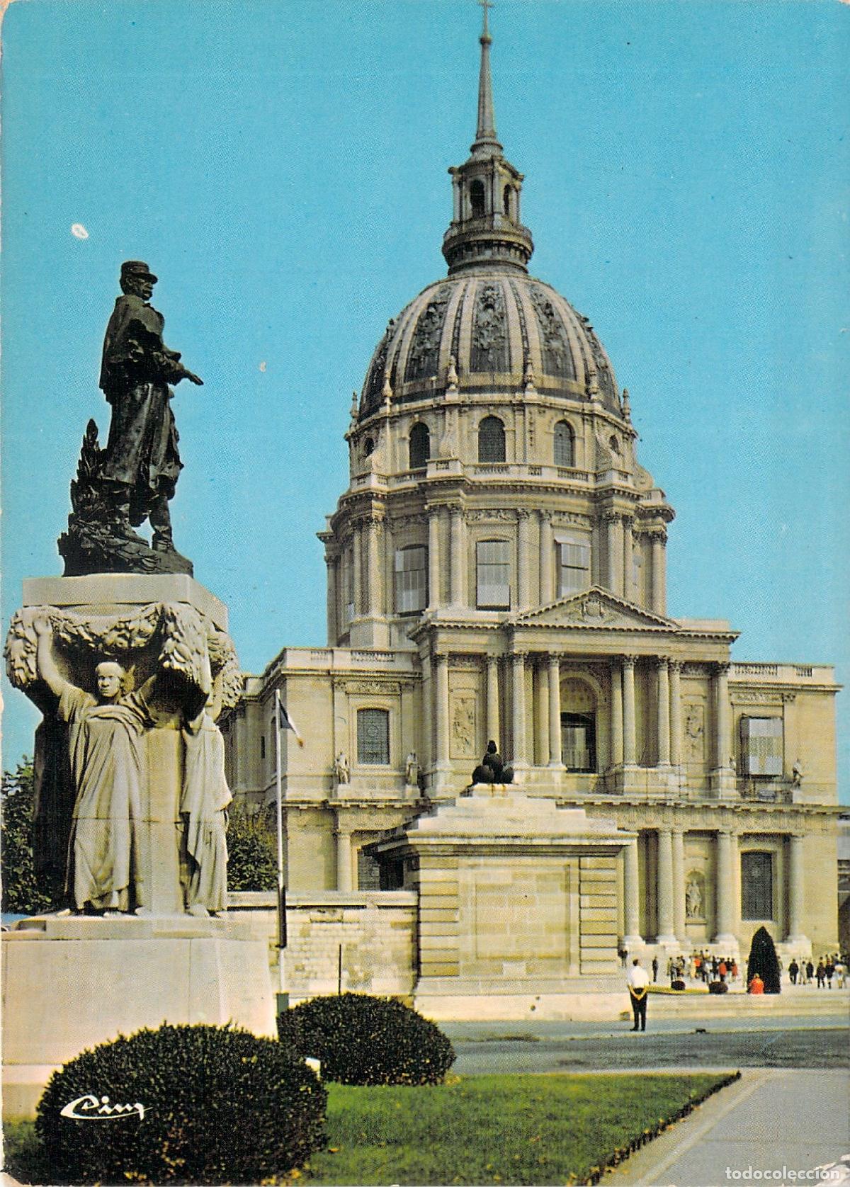 Postales: Postal de Par&iacute;s, Les Invalides y Monumento con C&uacute;pula