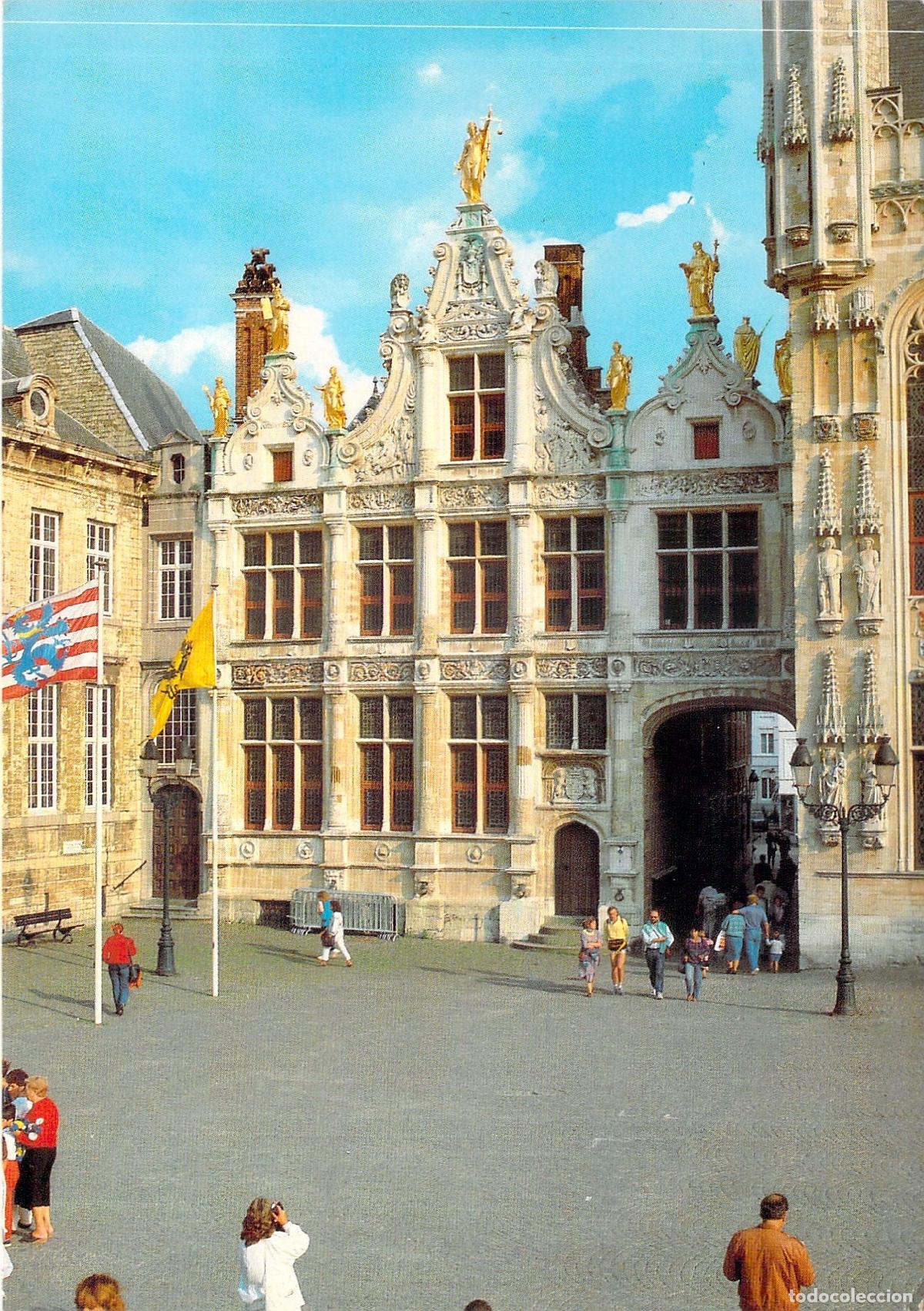 Postales: Postal de Brujas: Edificio De Oude Griffie, B&eacute;lgica