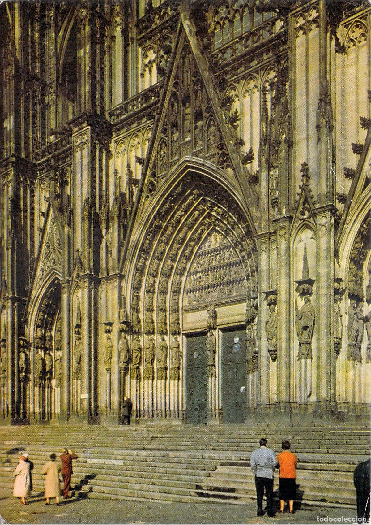 Postales: Postal de la Catedral de Colonia, Portal Sur, Alemania
