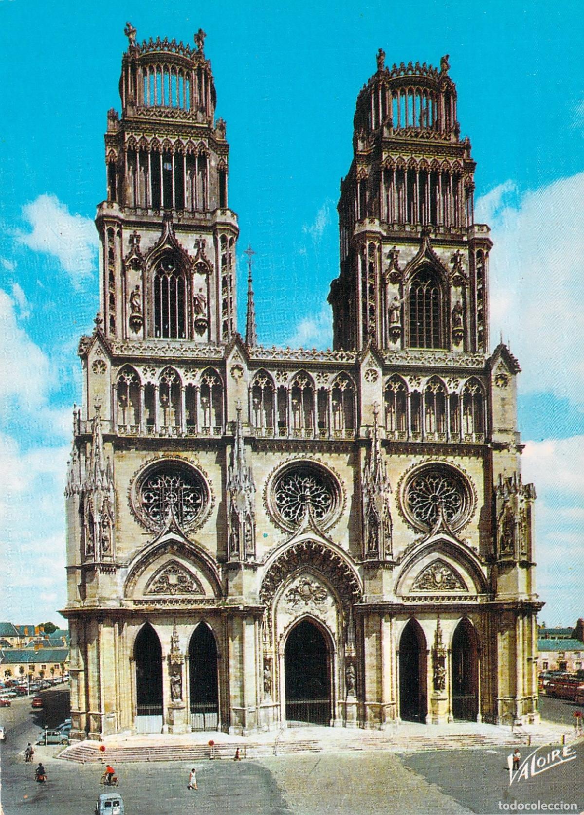 Postales: Postal de la Catedral de Santa Cruz en Orleans, Francia