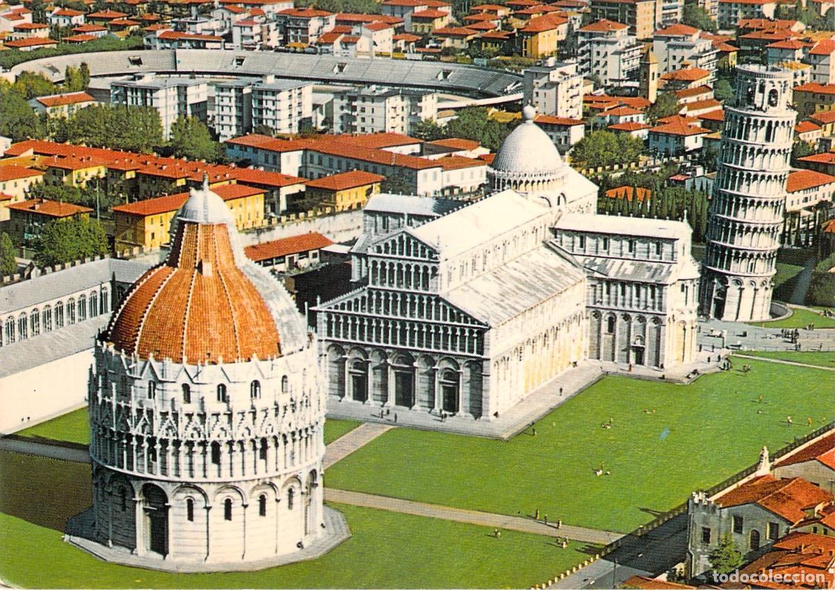 Postales: Postal de la Plaza de los Milagros en Pisa Vista A&eacute;rea