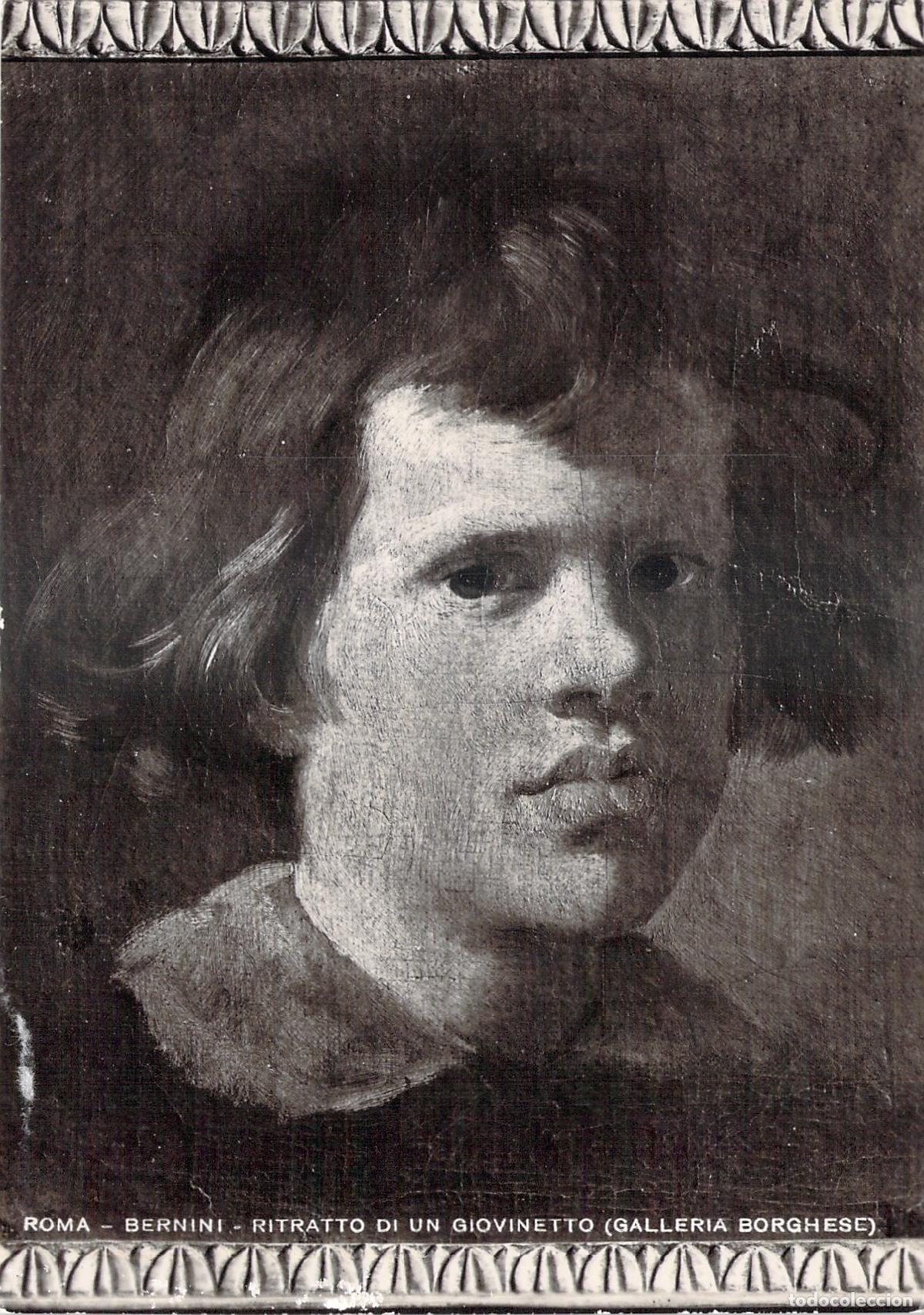 Postales: Postal de Retrato de un Jovencito de Bernini en Roma