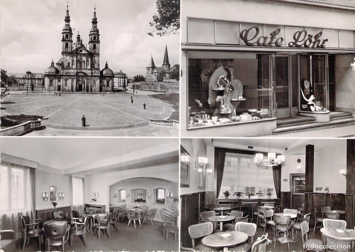 Postales: Postal de Caf&eacute; L&ouml;hr y Catedral en Fulda Alemania