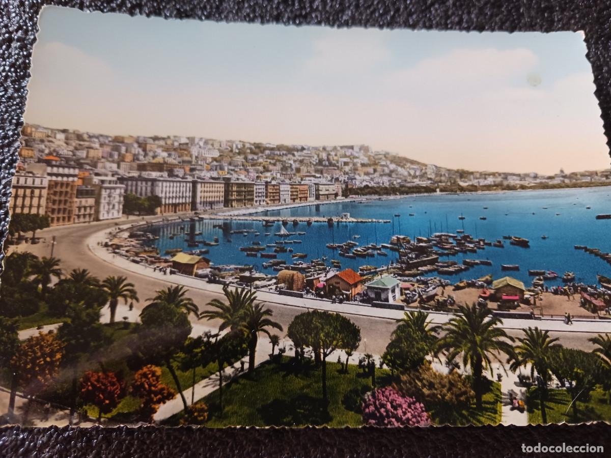 Postales: 71 napoli puerto de mergellina y panorama, escrita