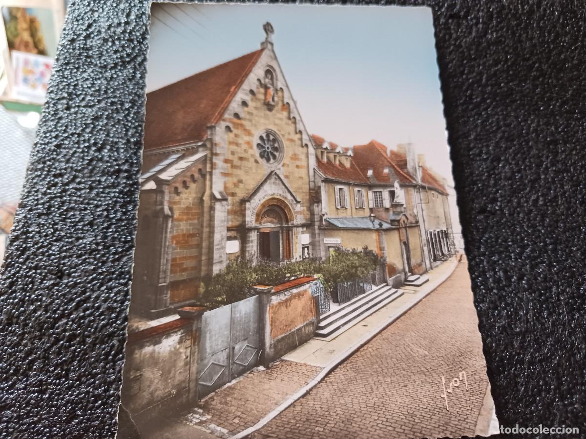 Postales: paray le chapelle du monastere de la visitation, escrita 1957