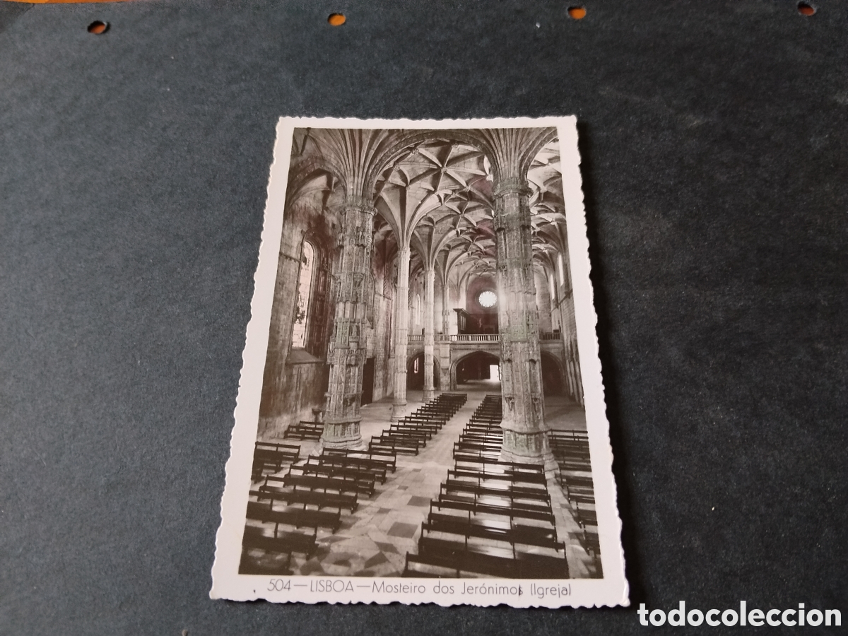 Postales: Postal Lisboa catedral