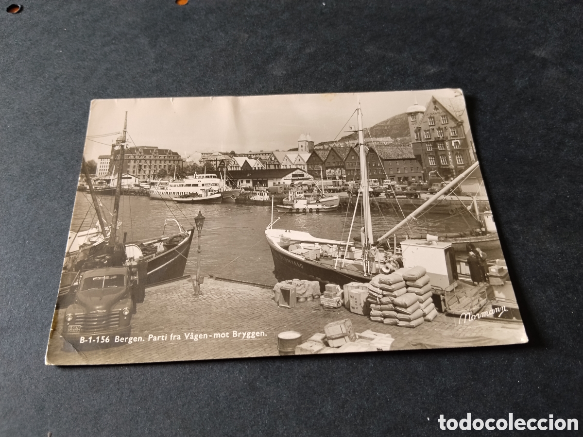 Postkarten: Postal Bergen puerto