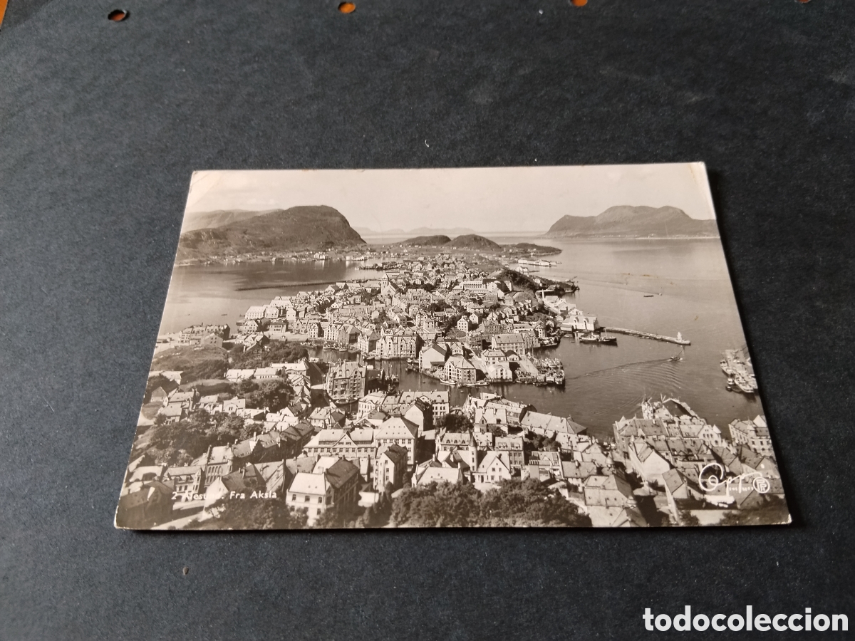 Postales: Postal Alesund,aksla panor&aacute;mica