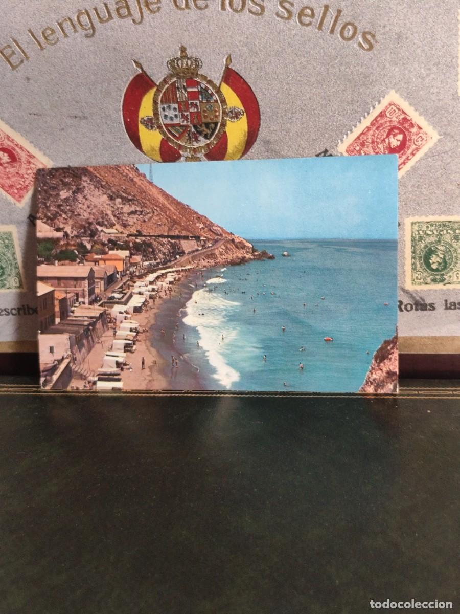 Postales: P5973 Postal Gibraltar P31976 Catalan Bay . Plastichrome