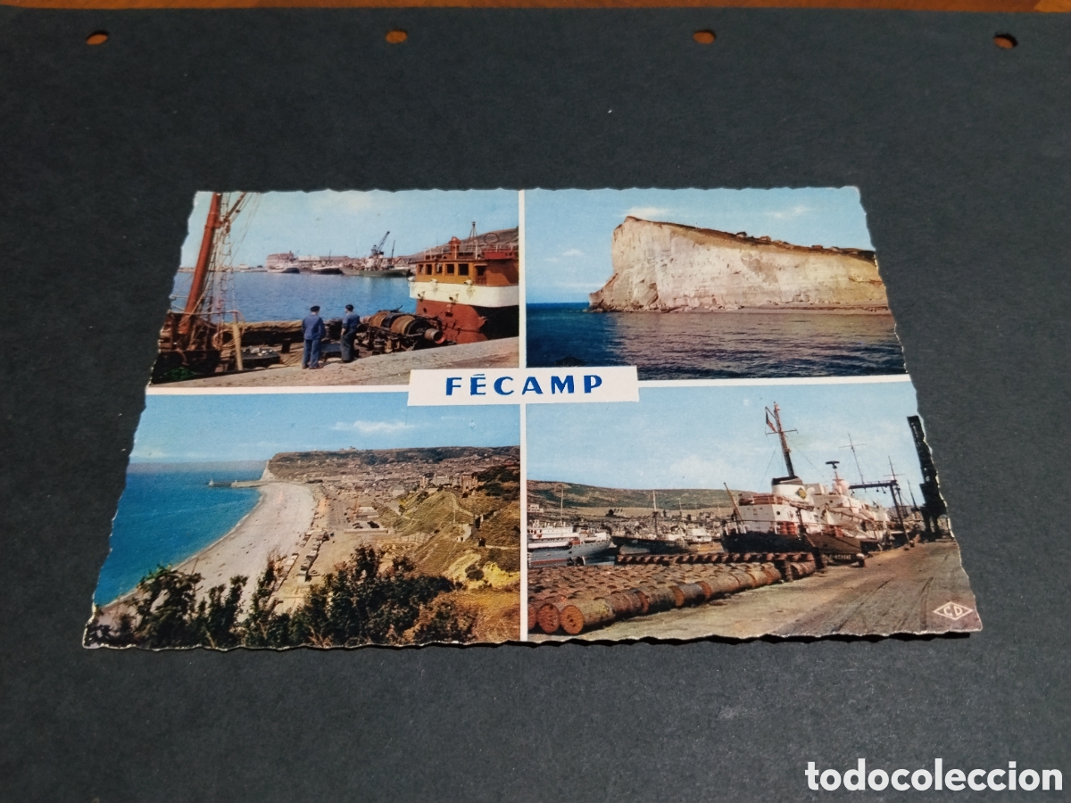 Postales: Postal Fecamp puerto