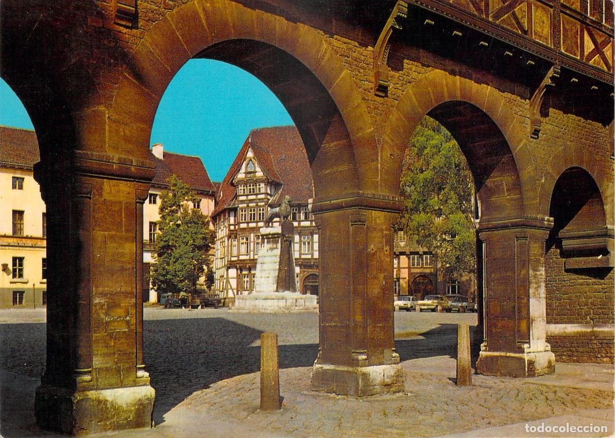 Postales: Postal de la Plaza Burgplatz en Braunschweig, Alemania
