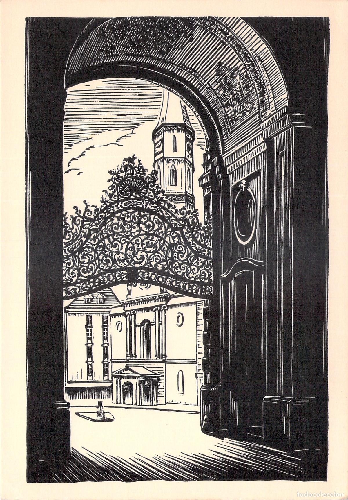 Postales: Postal de la Puerta de San Miguel del Hofburg en Viena