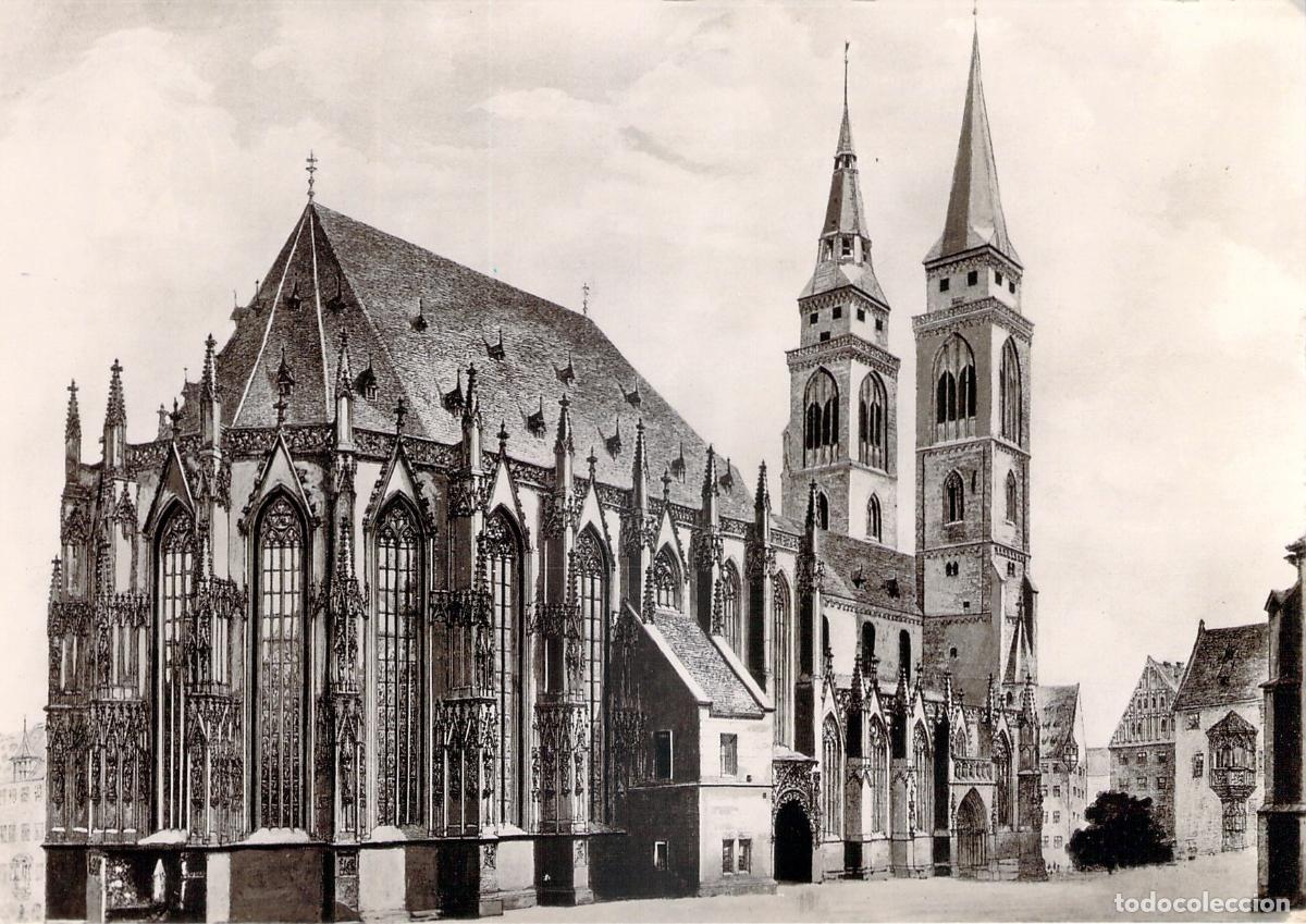 Postales: Postal de la Iglesia de San Sebaldo en N&uacute;remberg